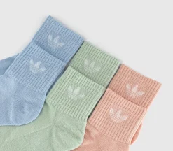 Mid Ankle Crew Socks 6 Packs