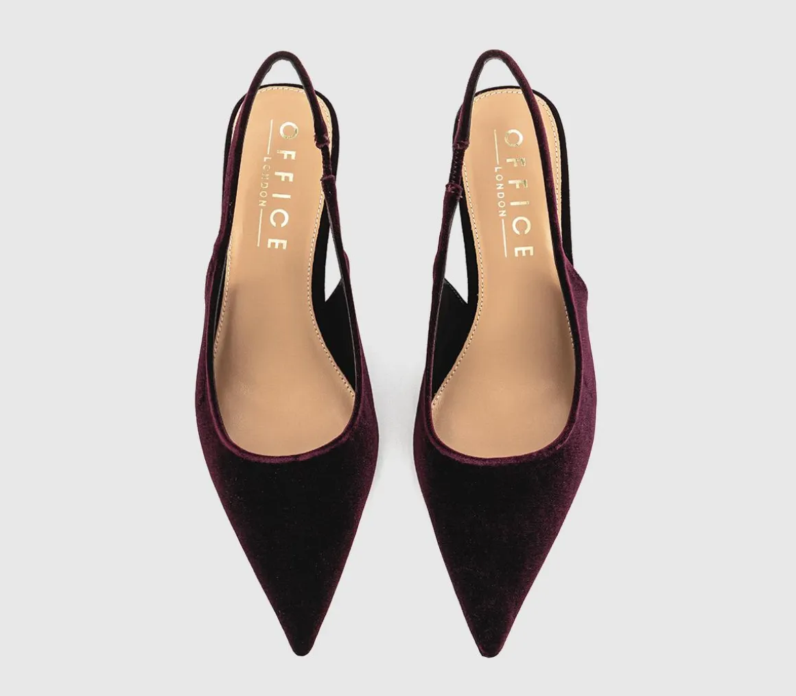 Million Slingback Kitten Heels