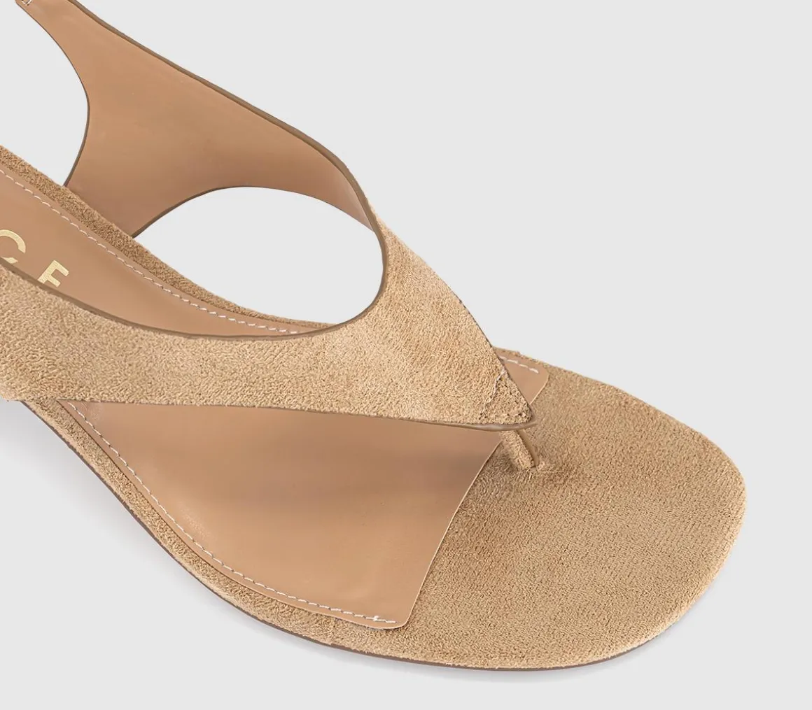 Mimi Toe Post Slingback Heels