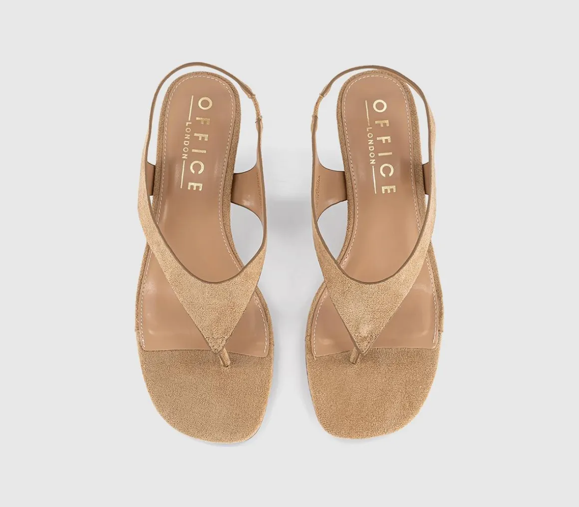 Mimi Toe Post Slingback Heels
