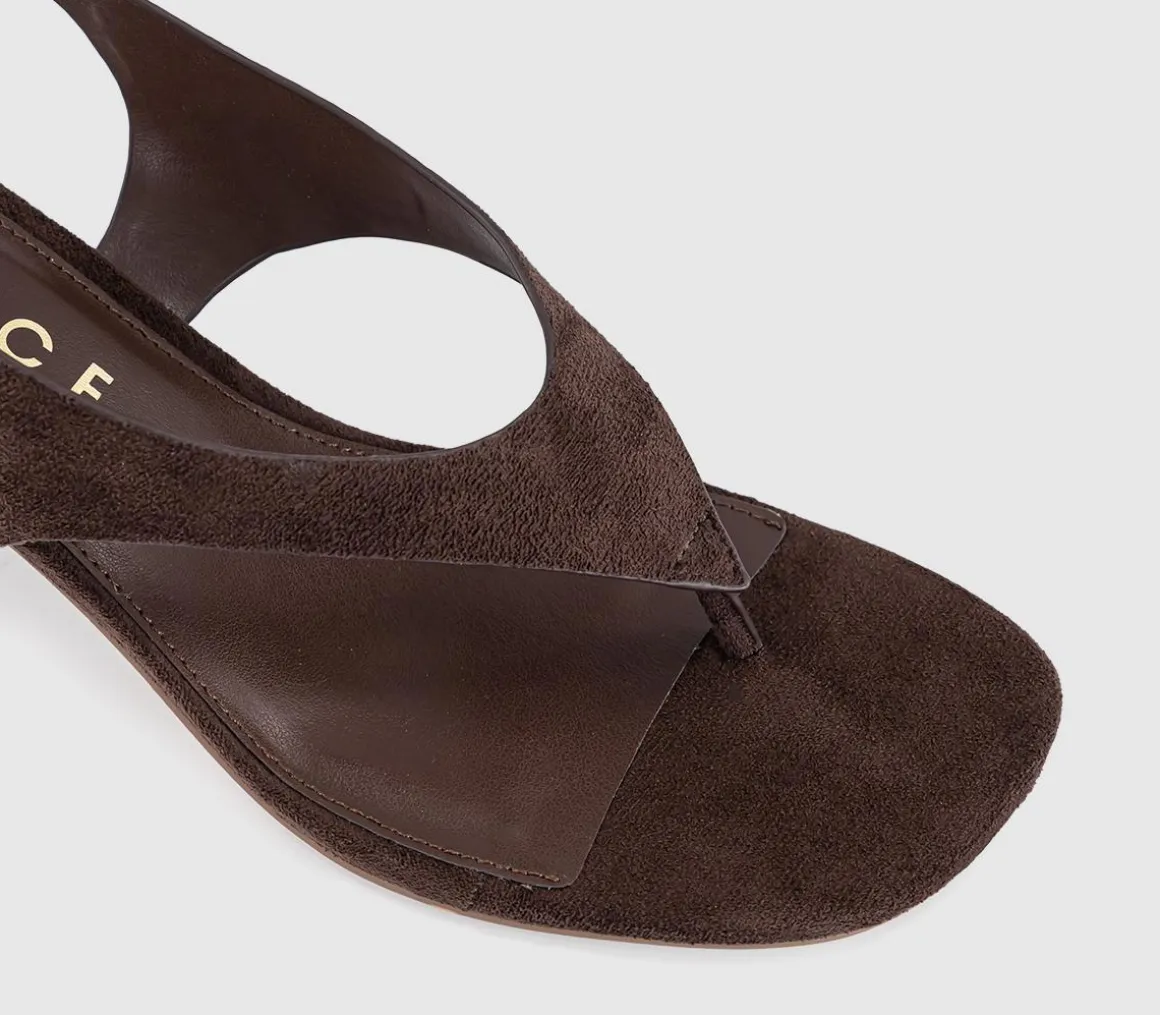 Mimi Toe Post Slingback Heels