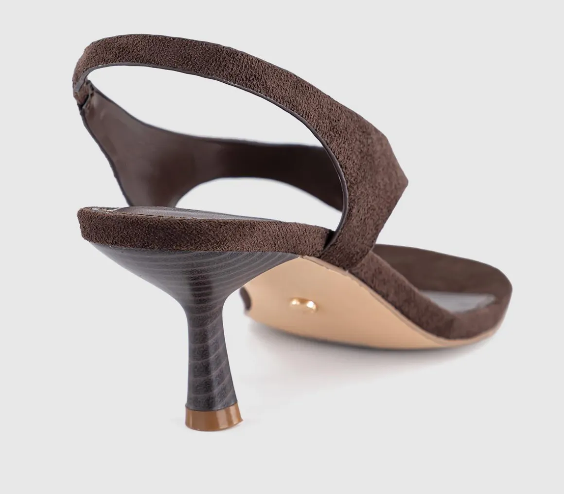 Mimi Toe Post Slingback Heels