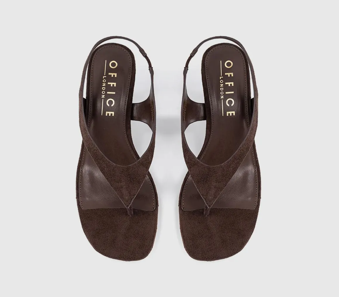 Mimi Toe Post Slingback Heels