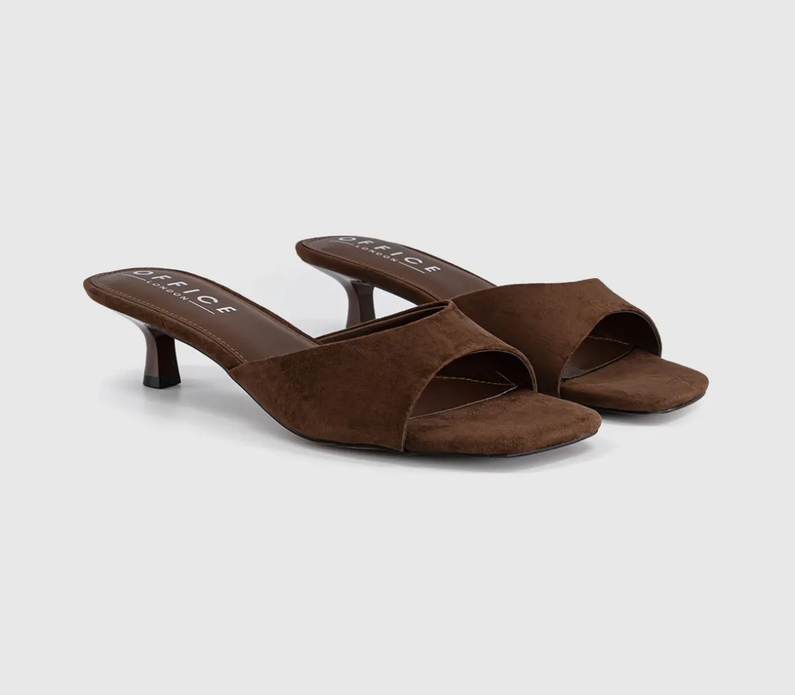 Minnie Kitten Heel Mules