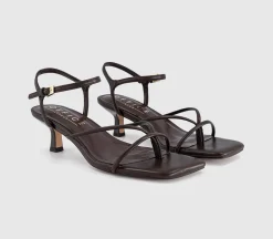 Miquita Toe Post Strappy Heeled Sandals