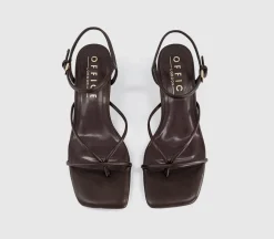 Miquita Toe Post Strappy Heeled Sandals