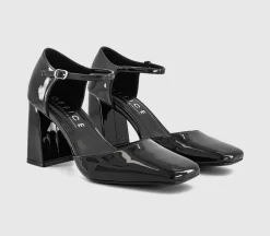 Mirelle Two Part Square Toe Block Heels