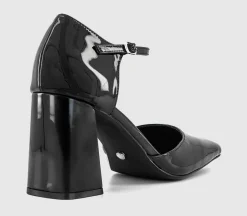 Mirelle Two Part Square Toe Block Heels