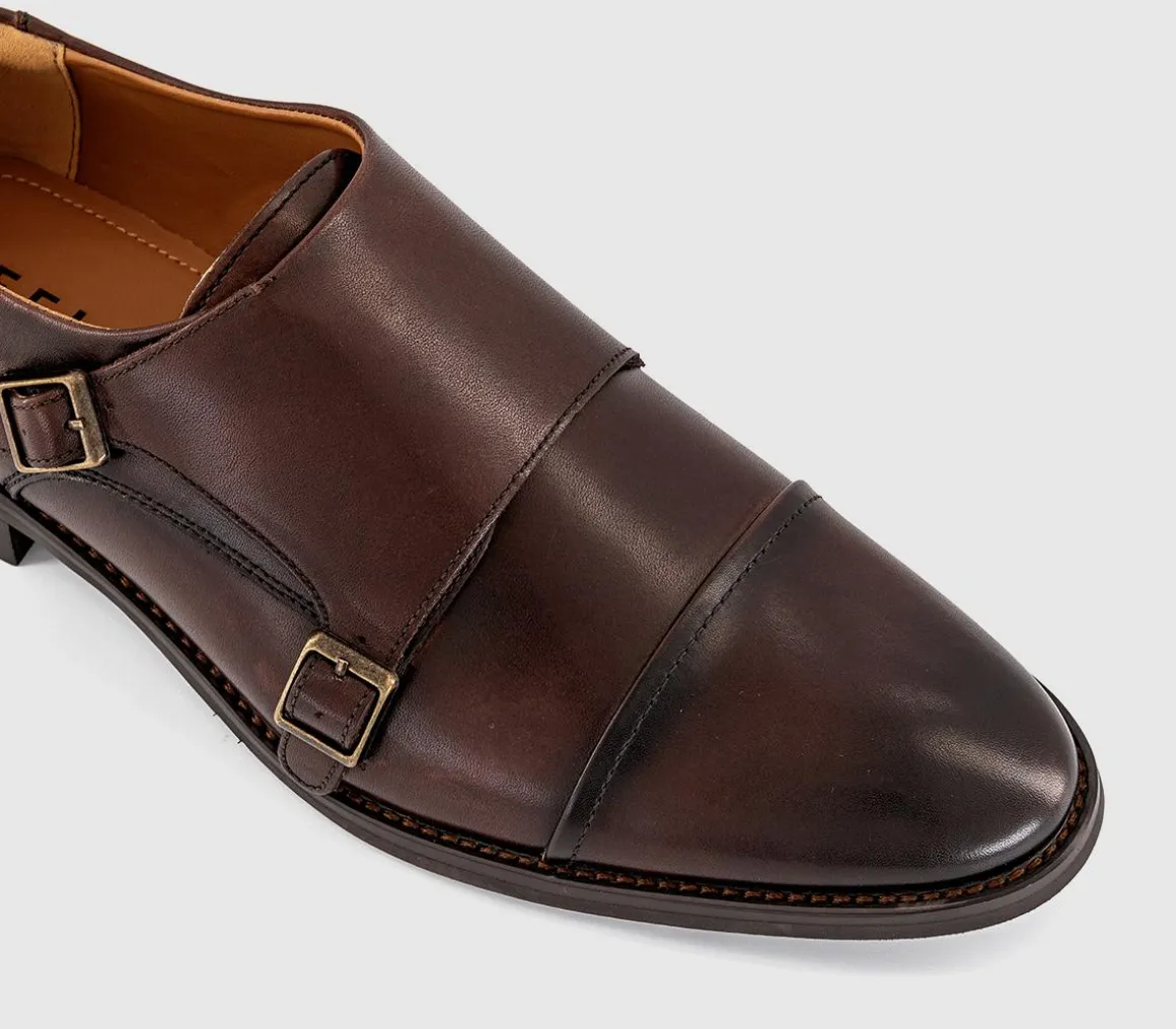 Mitchell Double Monk Strap Shoe