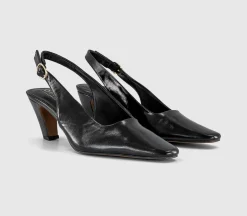 Monaco Chisel Toe Slingback Court Heels