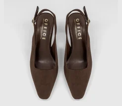 Monaco Chisel Toe Slingback Court Heels