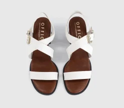 Mona Multi Strap Stack Heel Sandals