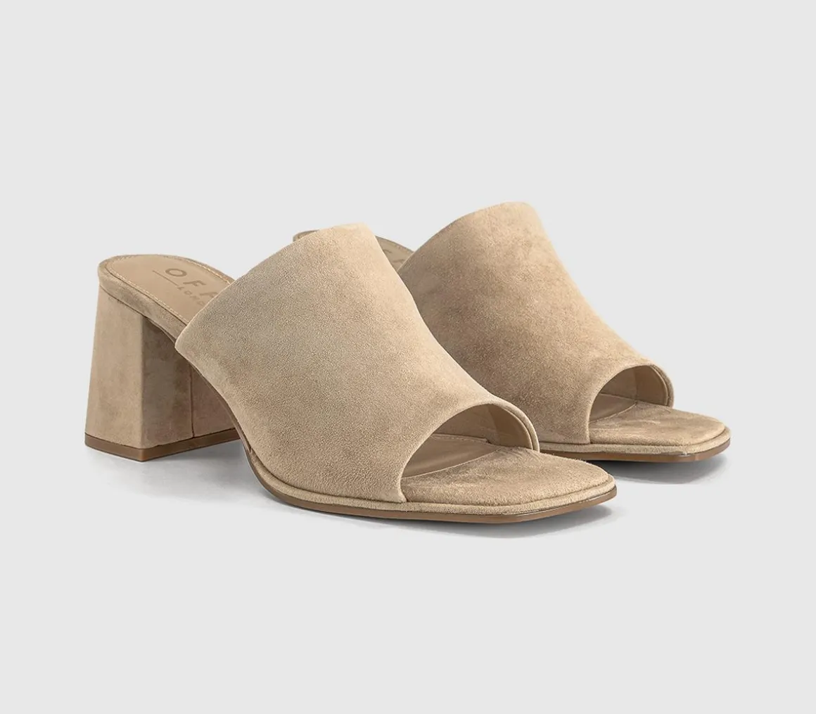 Monroe Block Heel Mules
