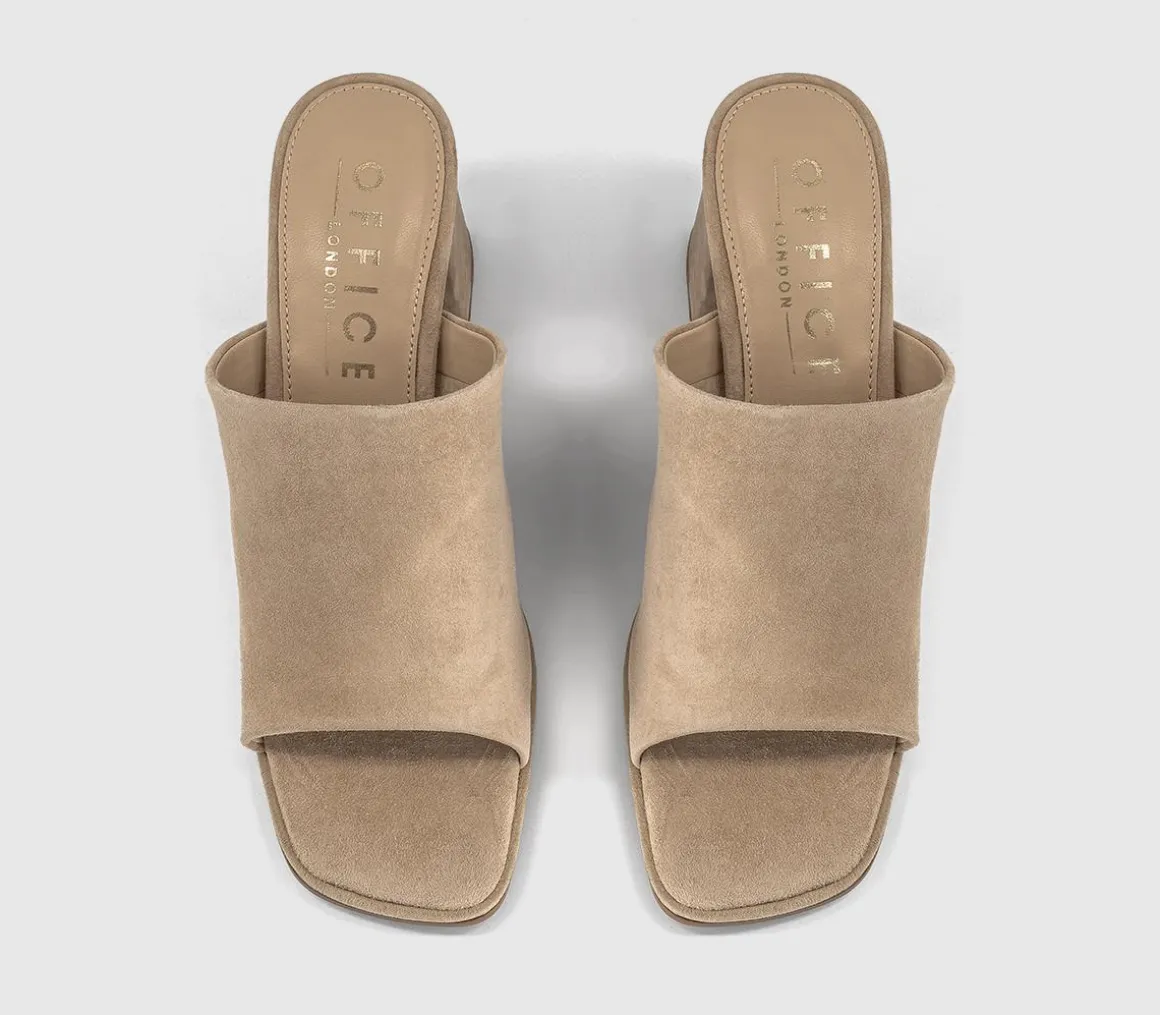 Monroe Block Heel Mules