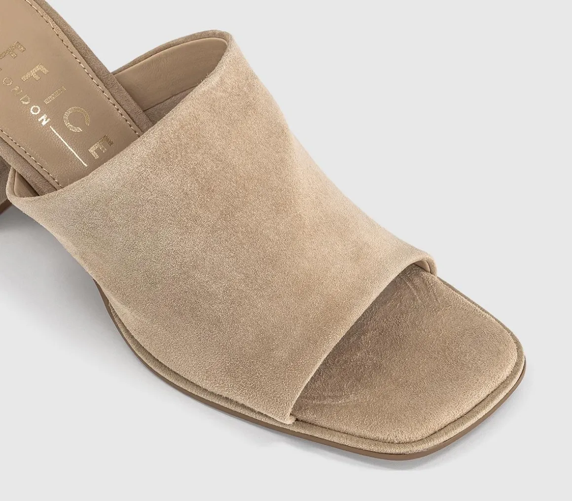 Monroe Block Heel Mules