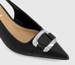Monti Metal Trim Court Heels