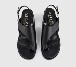 Montreal Toe Post Stacked Heel Sandals