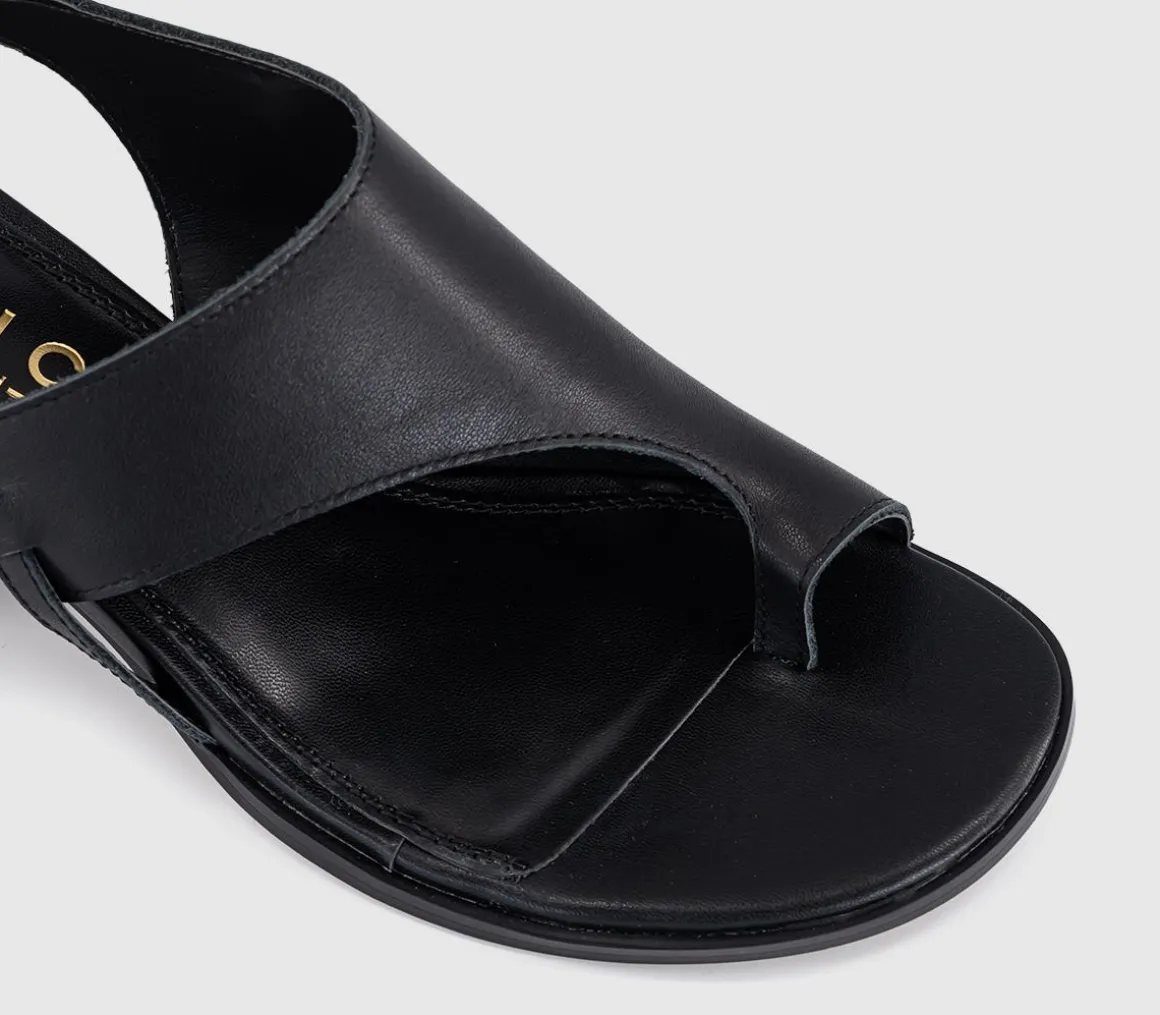 Montreal Toe Post Stacked Heel Sandals