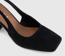 Morris Chisel Toe Block Heels Slingback