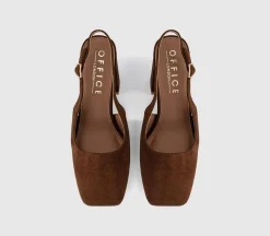 Morris Chisel Toe Block Heels Slingback
