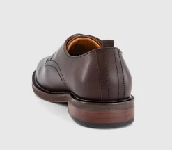 Murray Plain Toe Stitch Detail Derby Shoes