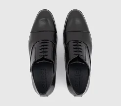 Myddle Punch Detail Toe Cap Oxford Shoes