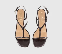 Mystery T Bar Heeled Sandals