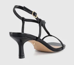 Mystery T Bar Heeled Sandals