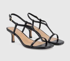 Mystery T Bar Heeled Sandals