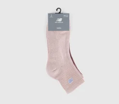 Nb Black Patch Logo Ankle 3 Pack Socks