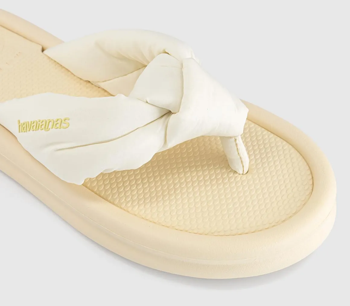 Over Puffed Flip Flops