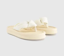 Over Puffed Flip Flops