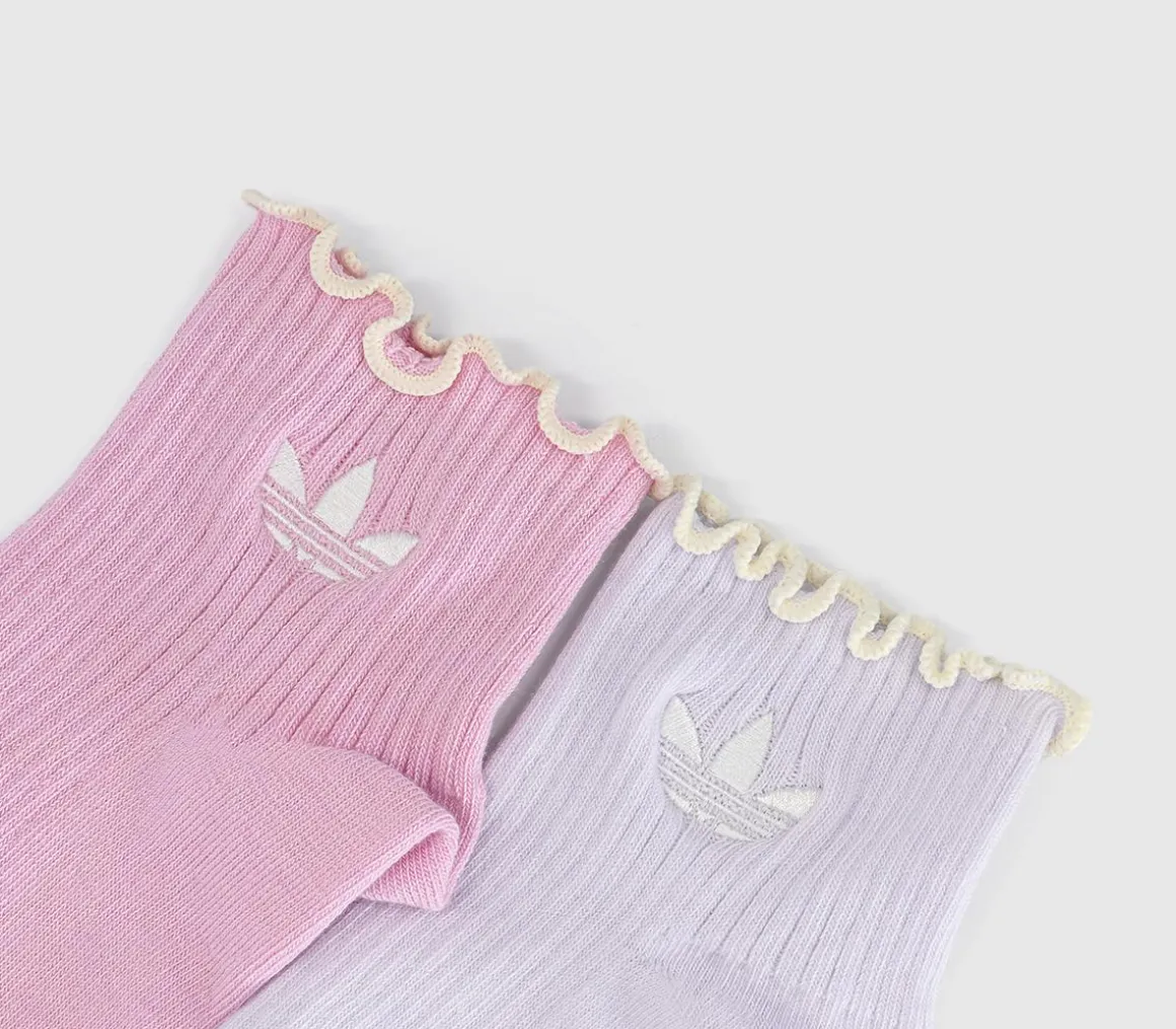 Ruffle Ankle 2 Pack Socks