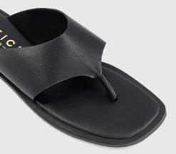 Saffie High Vamp Toe Post Sandals