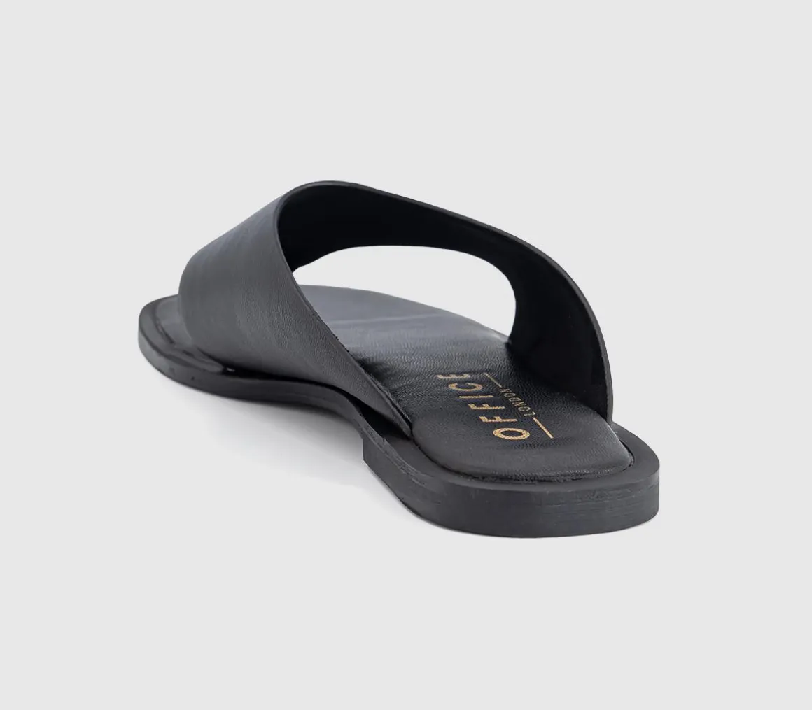 Saffie High Vamp Toe Post Sandals