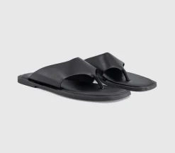 Saffie High Vamp Toe Post Sandals