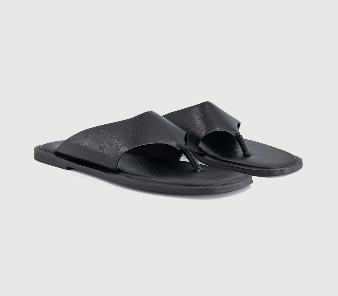 Saffie High Vamp Toe Post Sandals