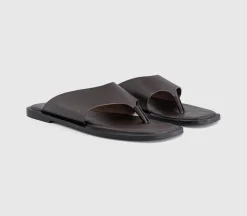 Saffie High Vamp Toe Post Sandal