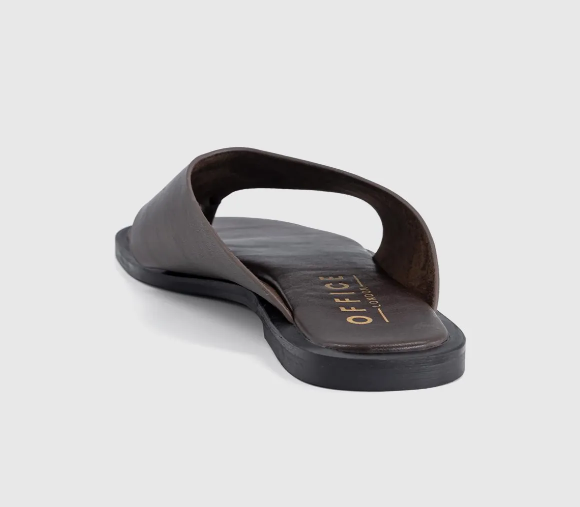Saffie High Vamp Toe Post Sandal