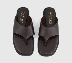 Saffie High Vamp Toe Post Sandal