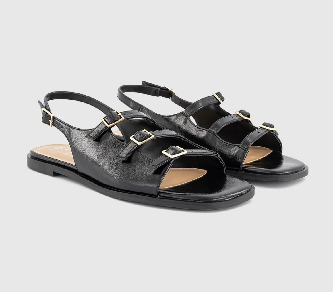 Saint Multi Strap Slingback Sandals