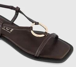 Sam Hardware Detail Slingback Sandals