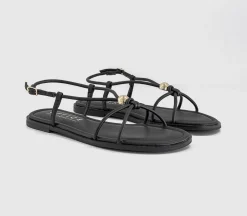 Sammie Hardware Flat Sandals