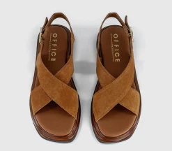 Sandi Crossover Slingback Sandals