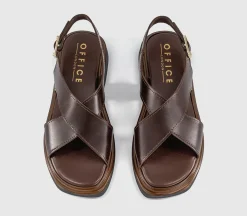 Sandi Crossover Slingback Sandals