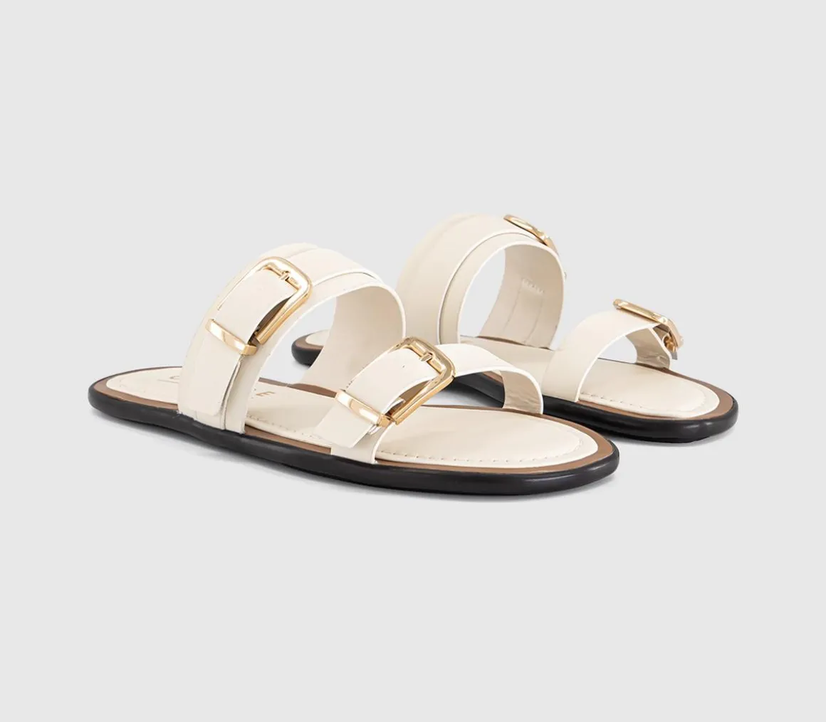 San Francisco Double Buckle Flat Sliders