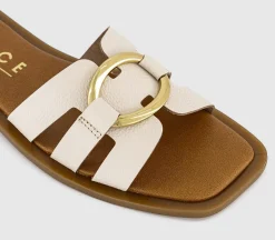Santorini Gold Trim Sandals