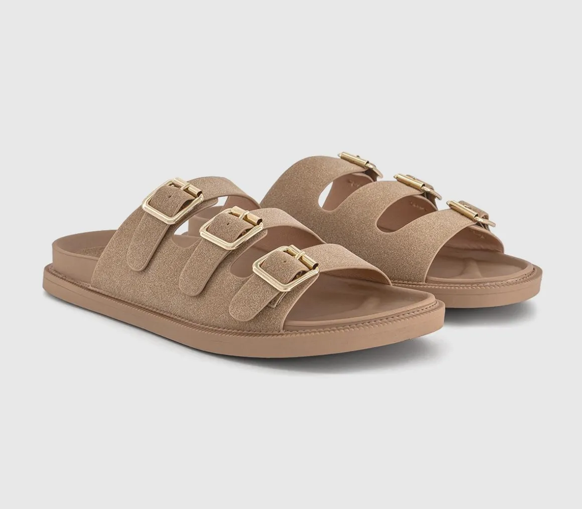 Saturn 3 Strap Footbed Sliders