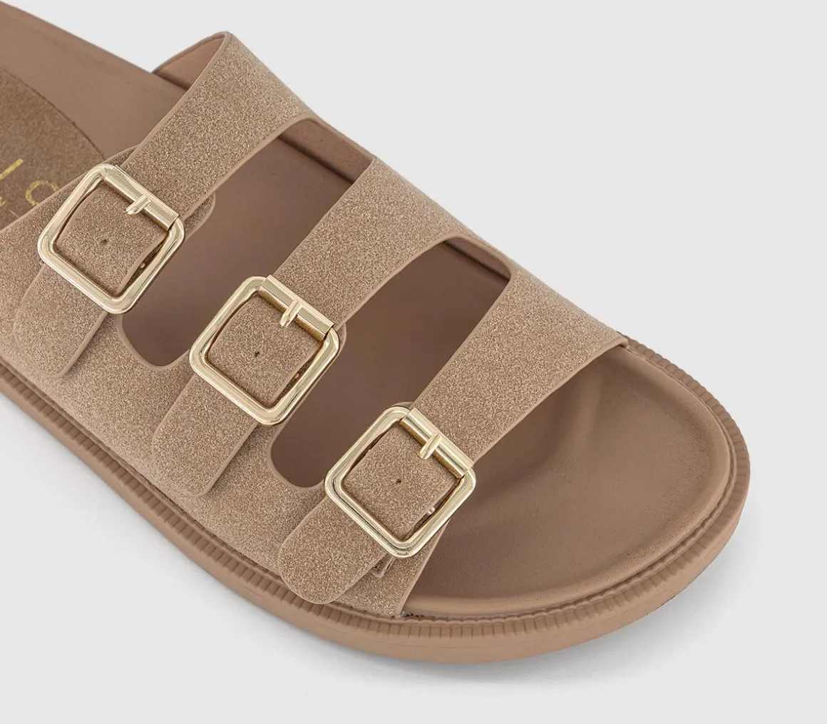 Saturn 3 Strap Footbed Sliders