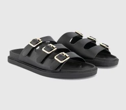 Saturn 3 Strap Footbed Sliders